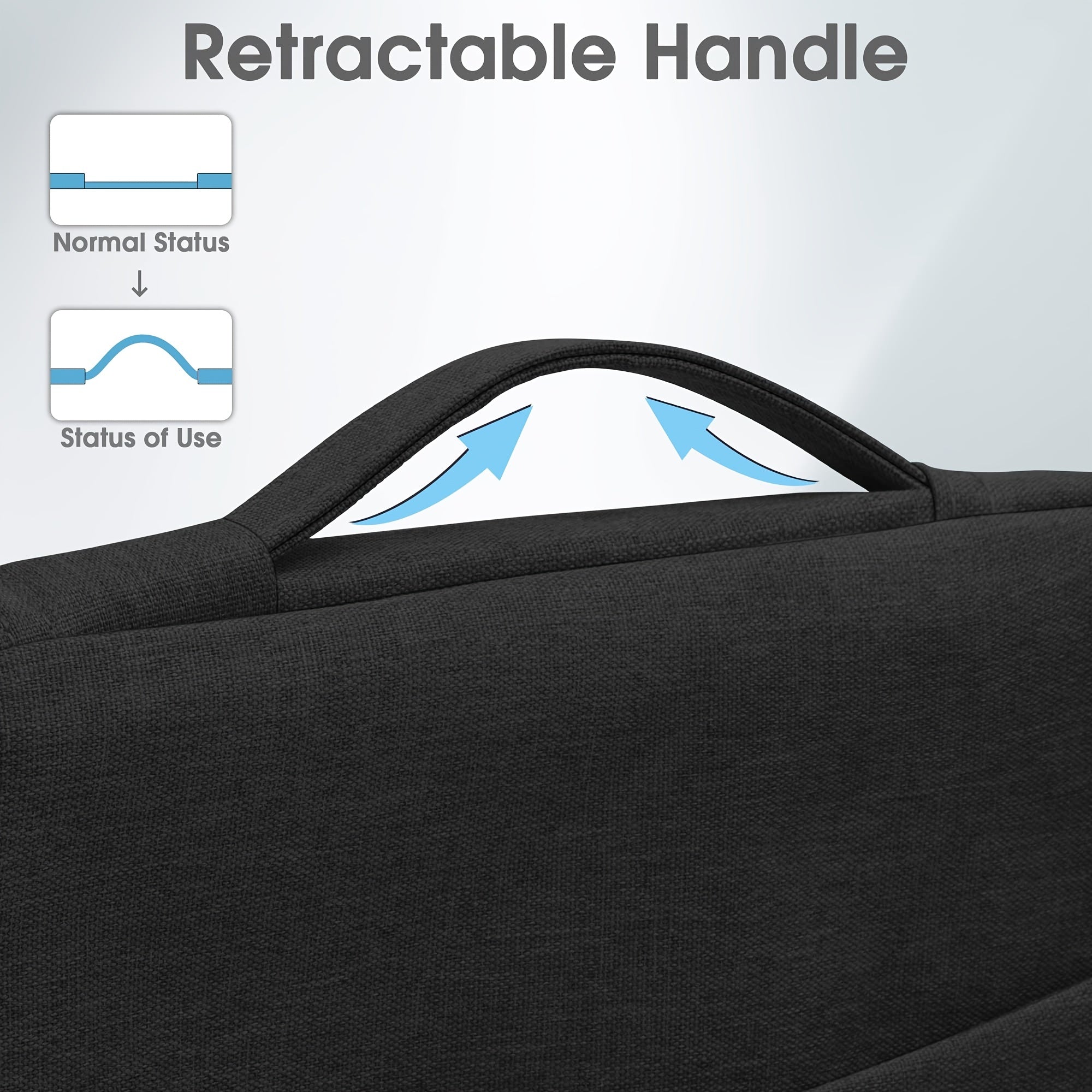 Funda para portátil de lino compatible con TSA, para portátiles de 13-16 pulgadas en negro, rosa y gris