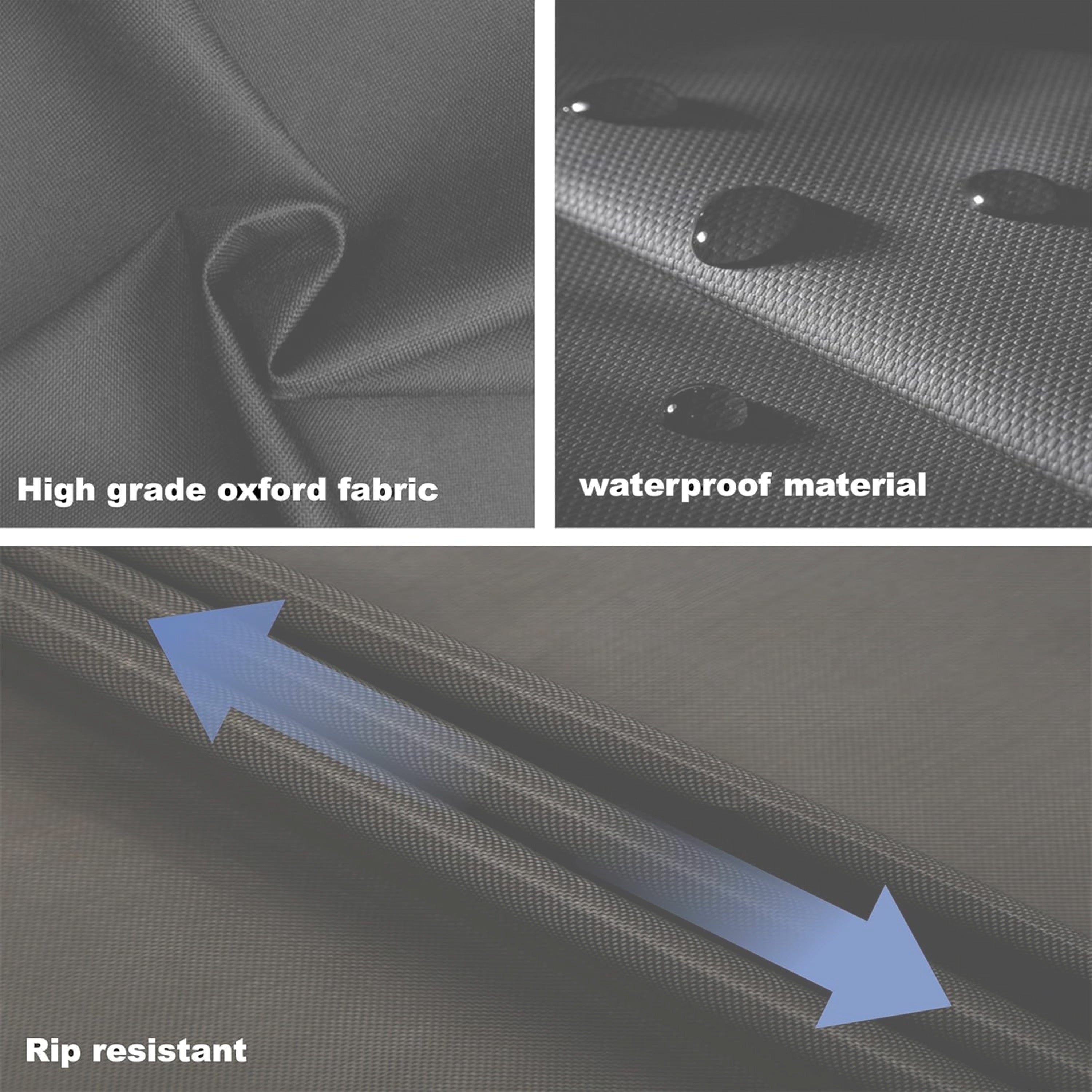 Kuchli kulrang sharbat chiqaruvchi va oziq-ovqat protsessori uchun mustahkam Oksford mato qopqog'i - 11-14 stakan modellari uchun mos, changdan va suvdan himoyalovchi, qulay kirish cho'ntaklari bilan, oshxona blenderini himoya qiladi.