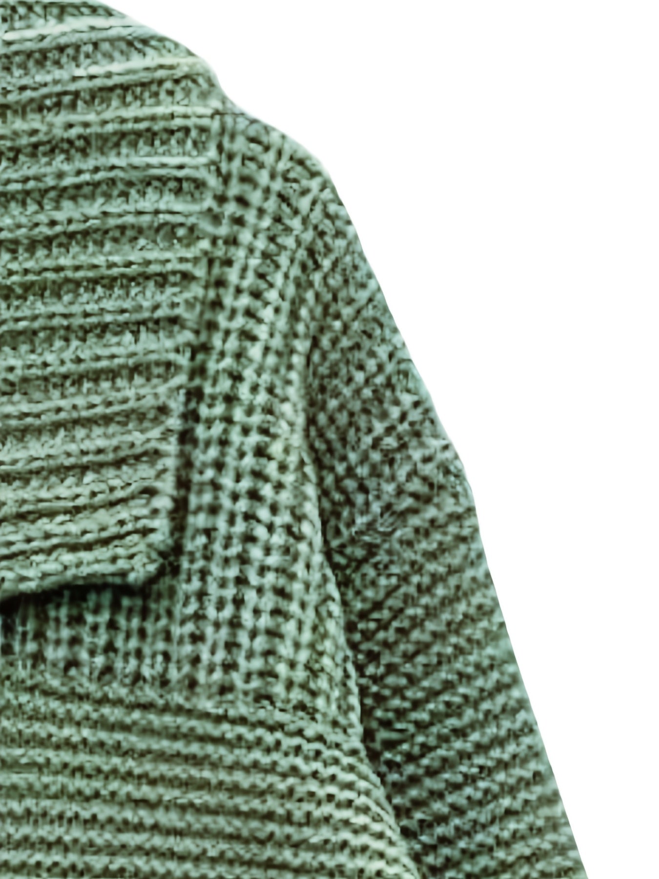 Plus Size Women's Red Long Sleeve Cardigan Cozy Winter Sweater with Pockets