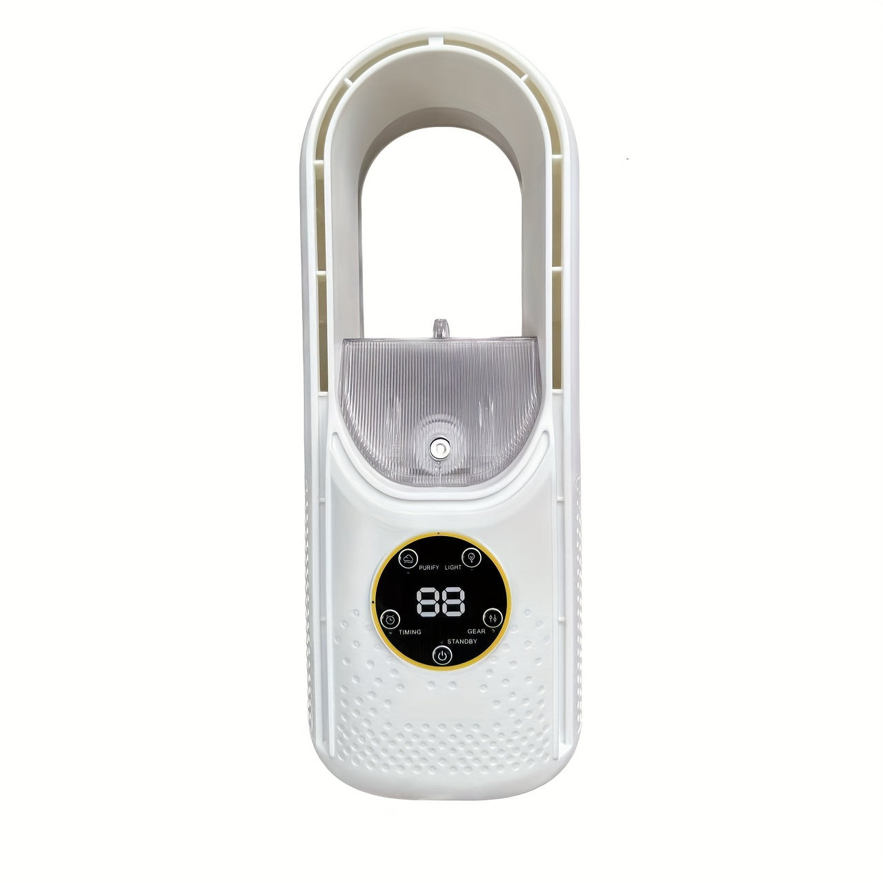 Ventilador de encimera sin cuchillas grande con funcionamiento silencioso y función de enfriamiento