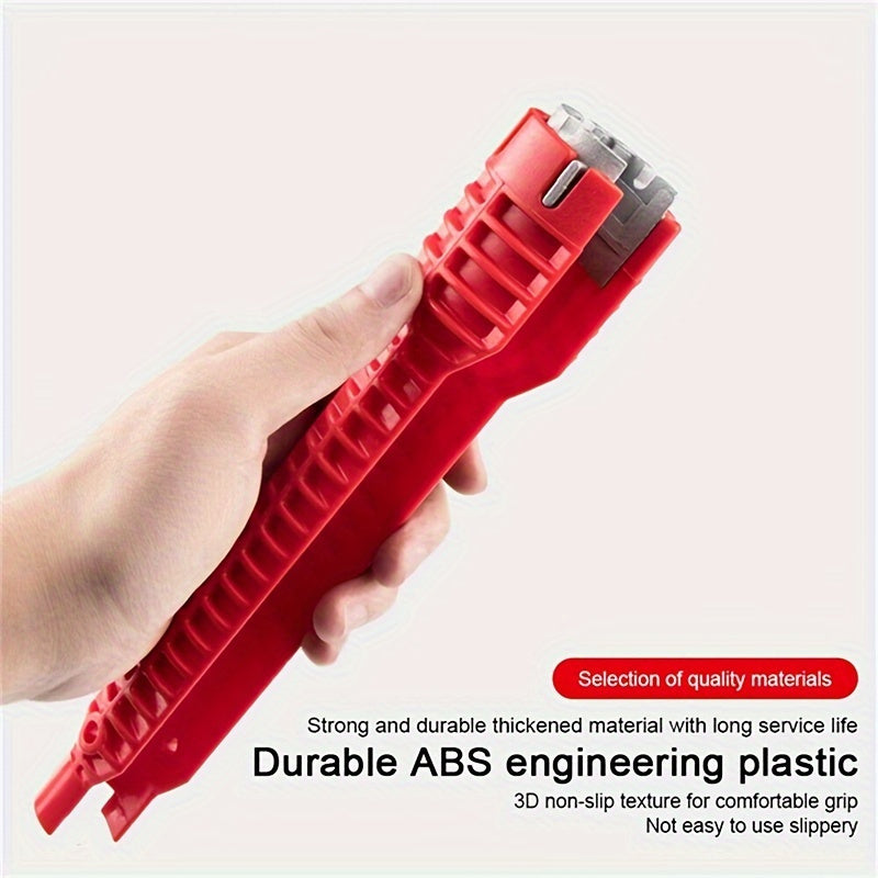 Multi-Functional Sink Wrench Plumbing Tool for Faucet and Valve Installation
