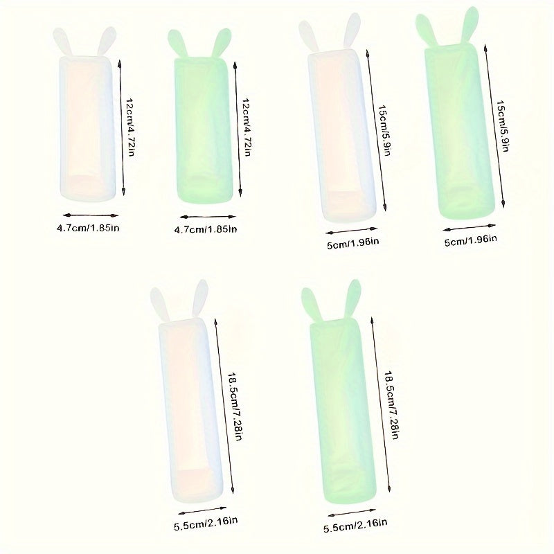 Night Luminous Silicone Remote Control Cover with Holder for Easy Visibility