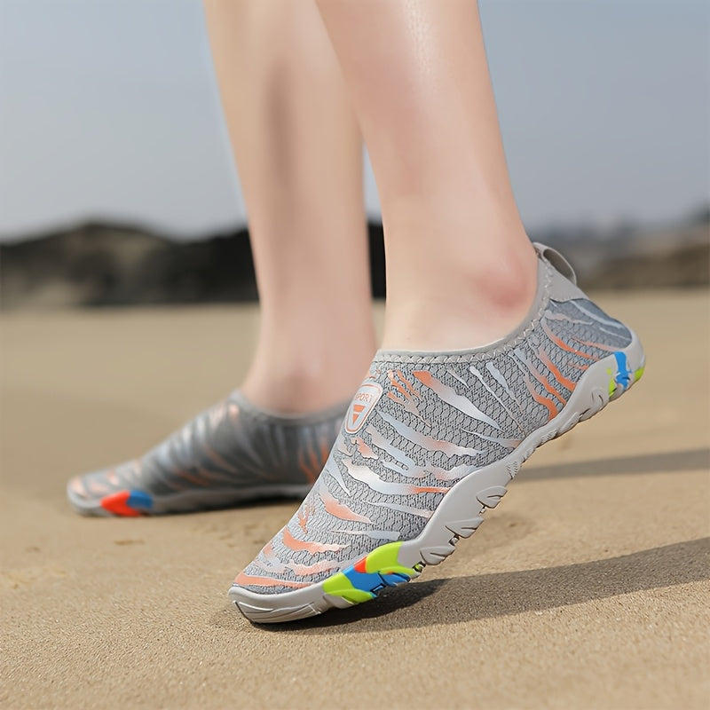 Women Water Shoes Non-Slip Breathable Mesh Rubber Sole for Beach River Sports