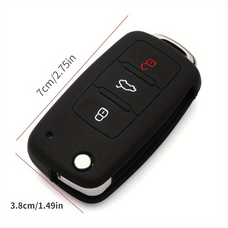 Car Key Cover Silicone Protector for Vehicle Keys Durable and Shockproof