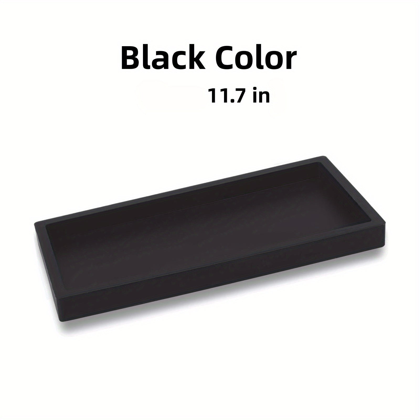 Набор из 2 ударопрочных силиконовых подносов для кухни и ванной