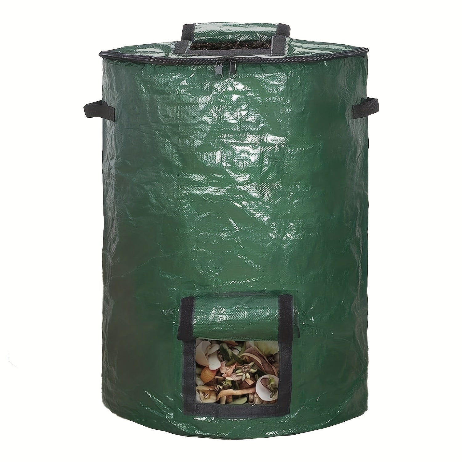 128.7L Outdoor Compost Bin Green Tumbler for Kitchen and Garden Waste