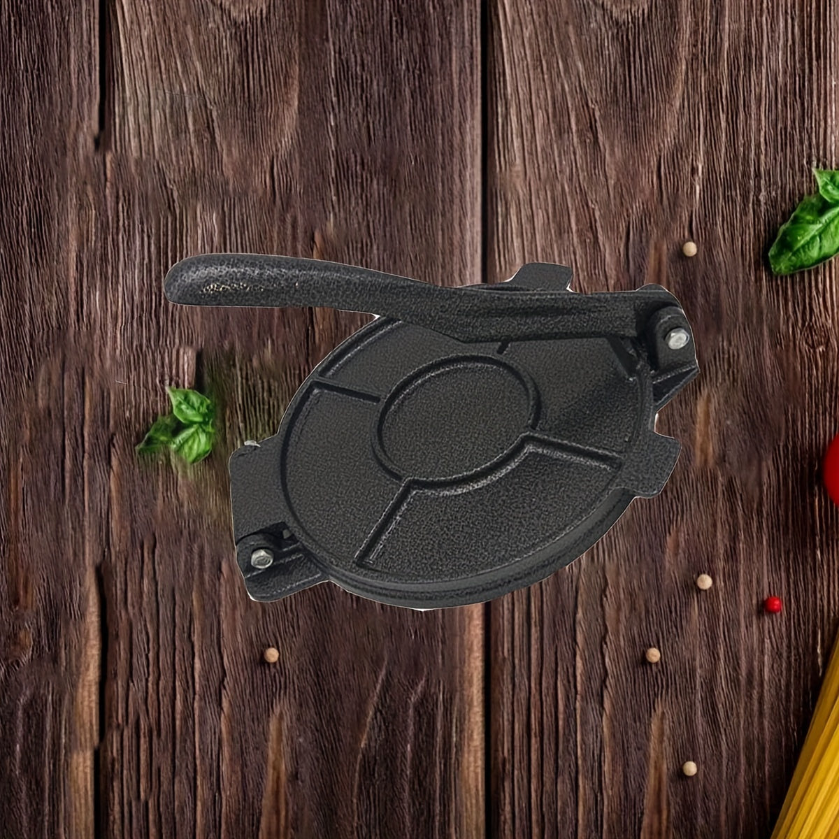 7.5-Inch Cast Iron Tortilla Press Manual Corn Dough Maker for Tortillas Sopes