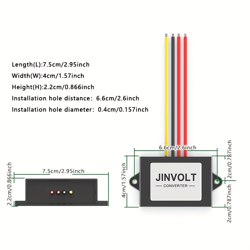 24V AC dan DC ga quvvat ta'minoti 1A/2A/3A changyutgichli, changyutgichsiz LED yoritish va elektronika uchun