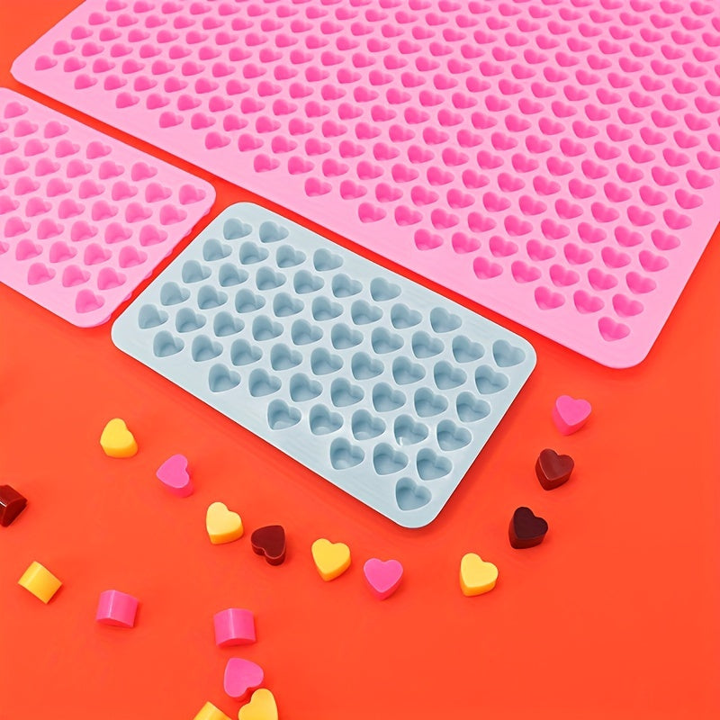 Mini Heart Shaped Silicone Gummy Molds for Candy, Ice, Soap, Jelly 1pc