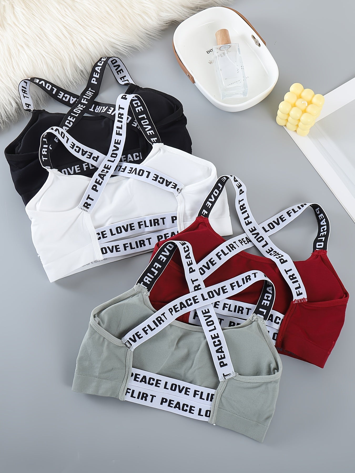 Women's Sports Bras Pack Padded Breathable Sleeveless Running Yoga Activewear