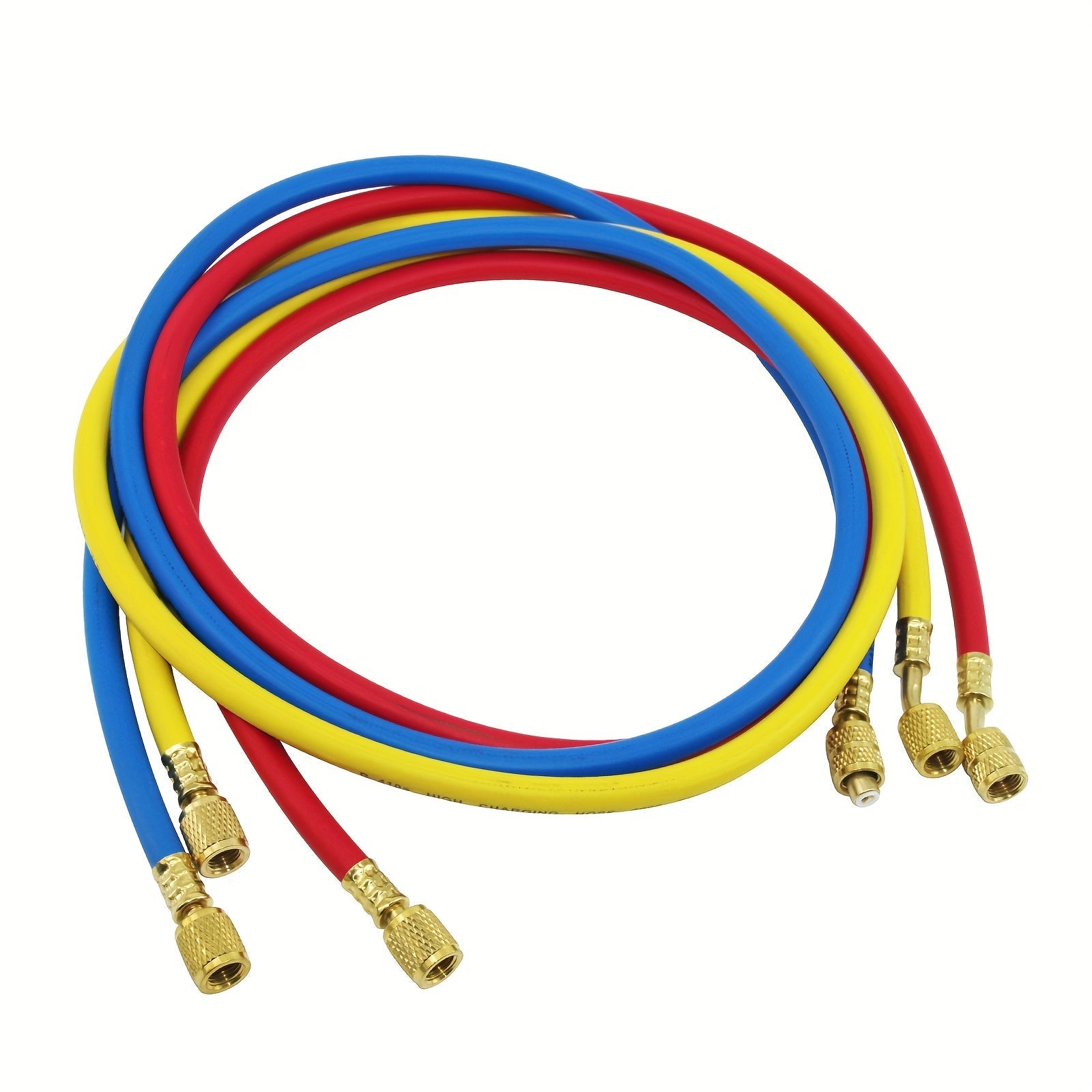 "Tri-Color Refrigerant Tubing for Air Conditioners - 1 dona, Mustahkam ABS materialidan tayyorlangan, Elektr energiyasi talab qilinmaydi, Salqin saqlash uchun zarur aksessuar"