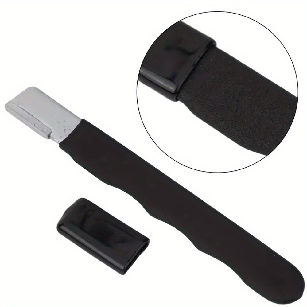 2pcs Portable Knife Sharpener Double-Sided Quick Sharpening Stone for Kitchen Garden