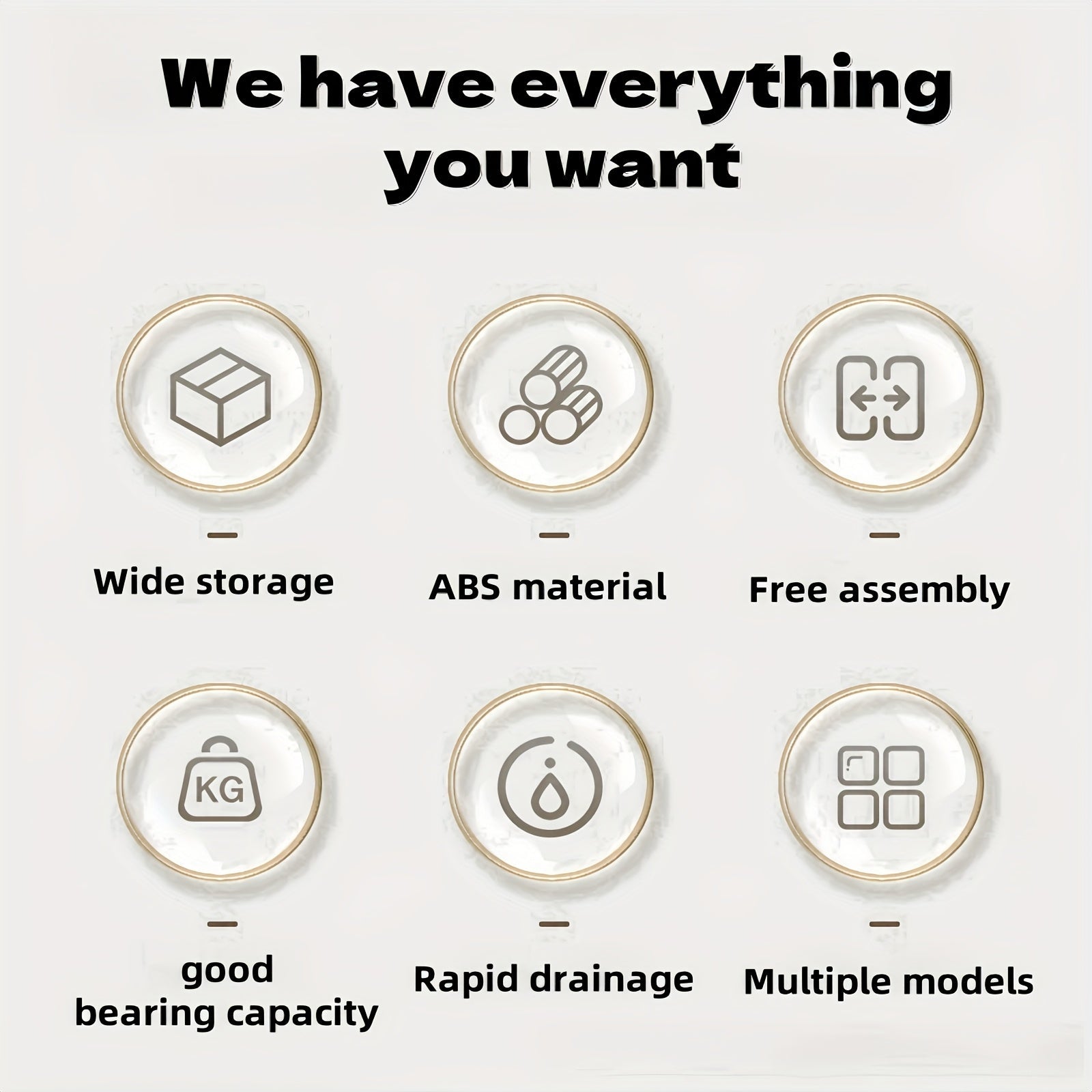 Multifunctional Kitchen Storage Rack Draining Space-Saving Large Capacity