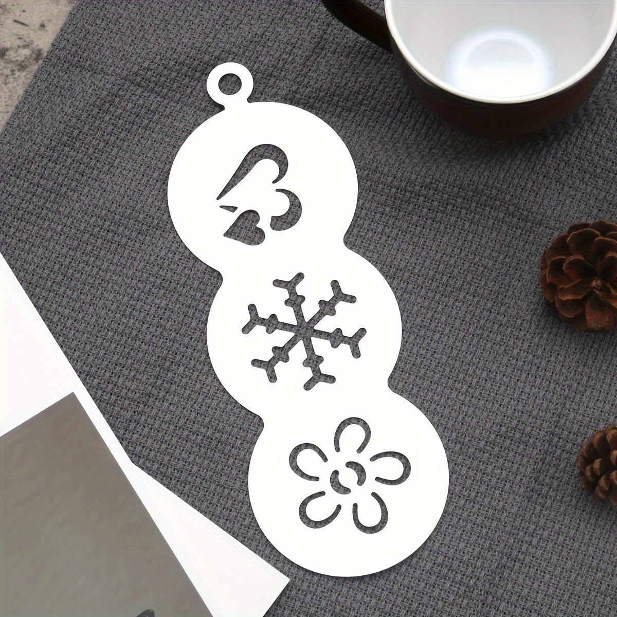 Set of 16 Coffee Latte Molds for Frothy Beverages at Home