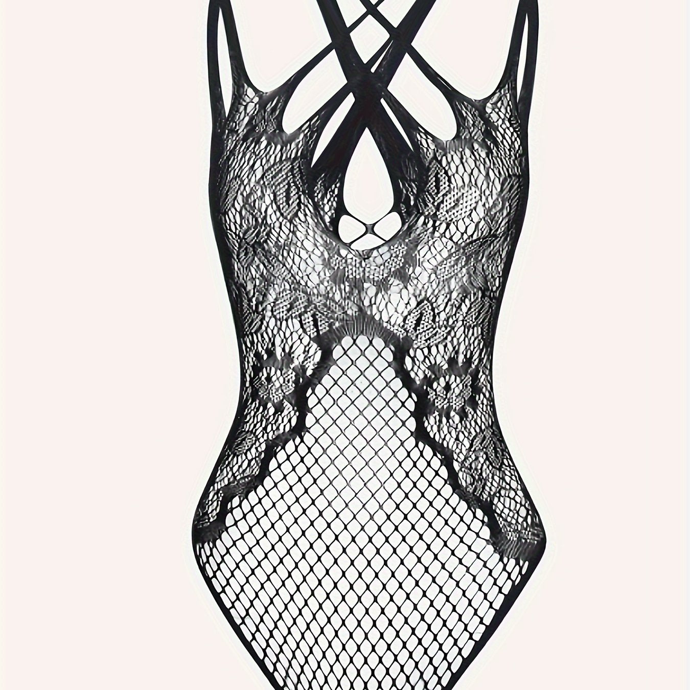 Kattalar uchun tikanli bodysuit, orqa bog'lamli kamarlar bilan, past qo'llab-quvvatlash, yuqori elastiklik