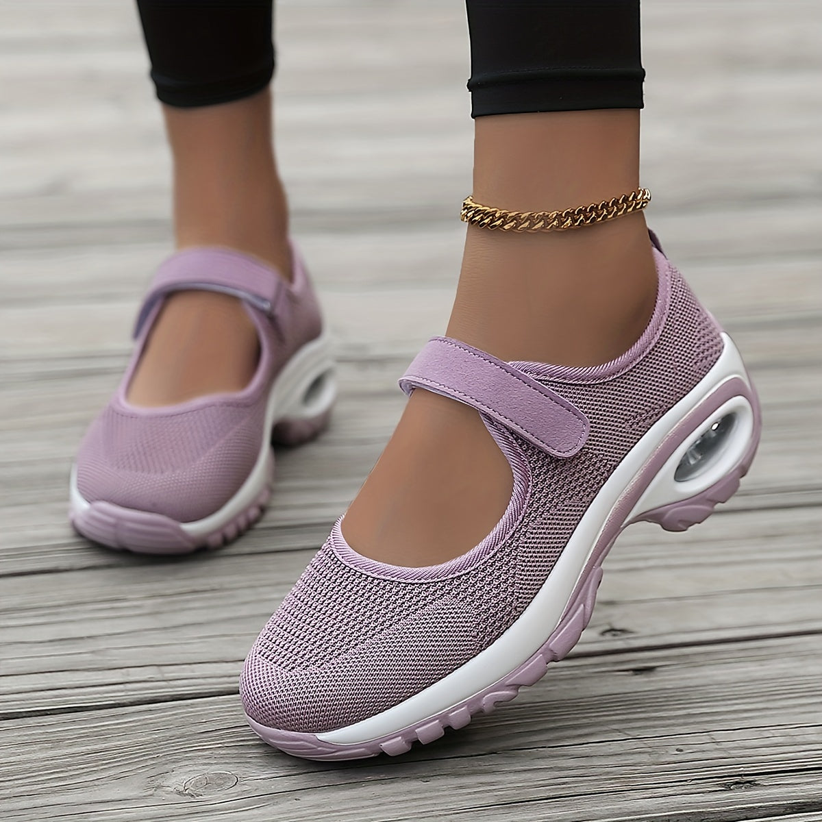 Women's Mesh Wedge Sneakers Breathable Cushion Walking Shoes Plus Size