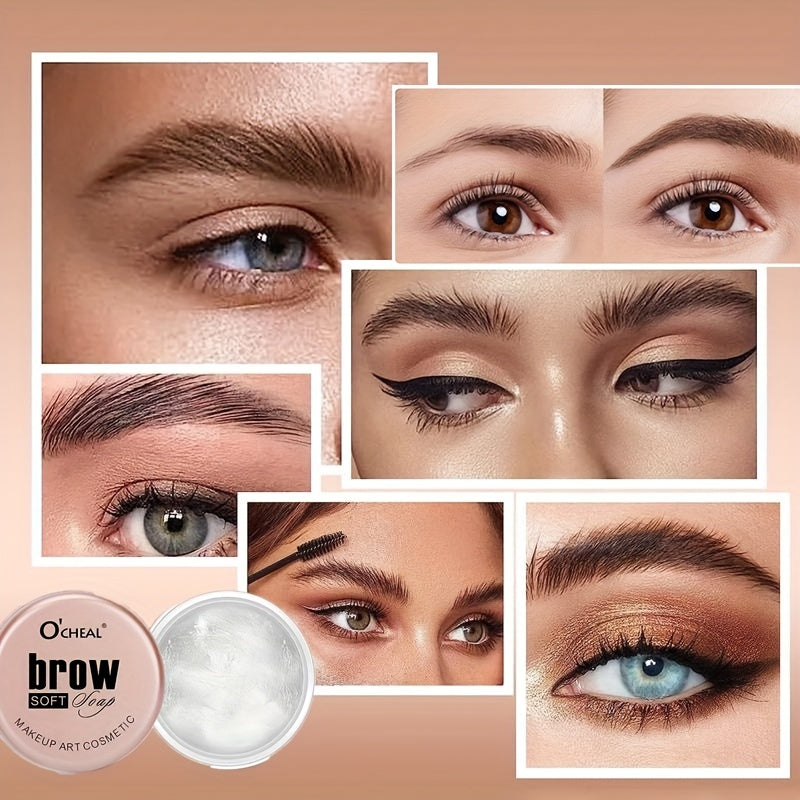 Gel de cejas para mujer, color incoloro de larga duración para maquillaje diario