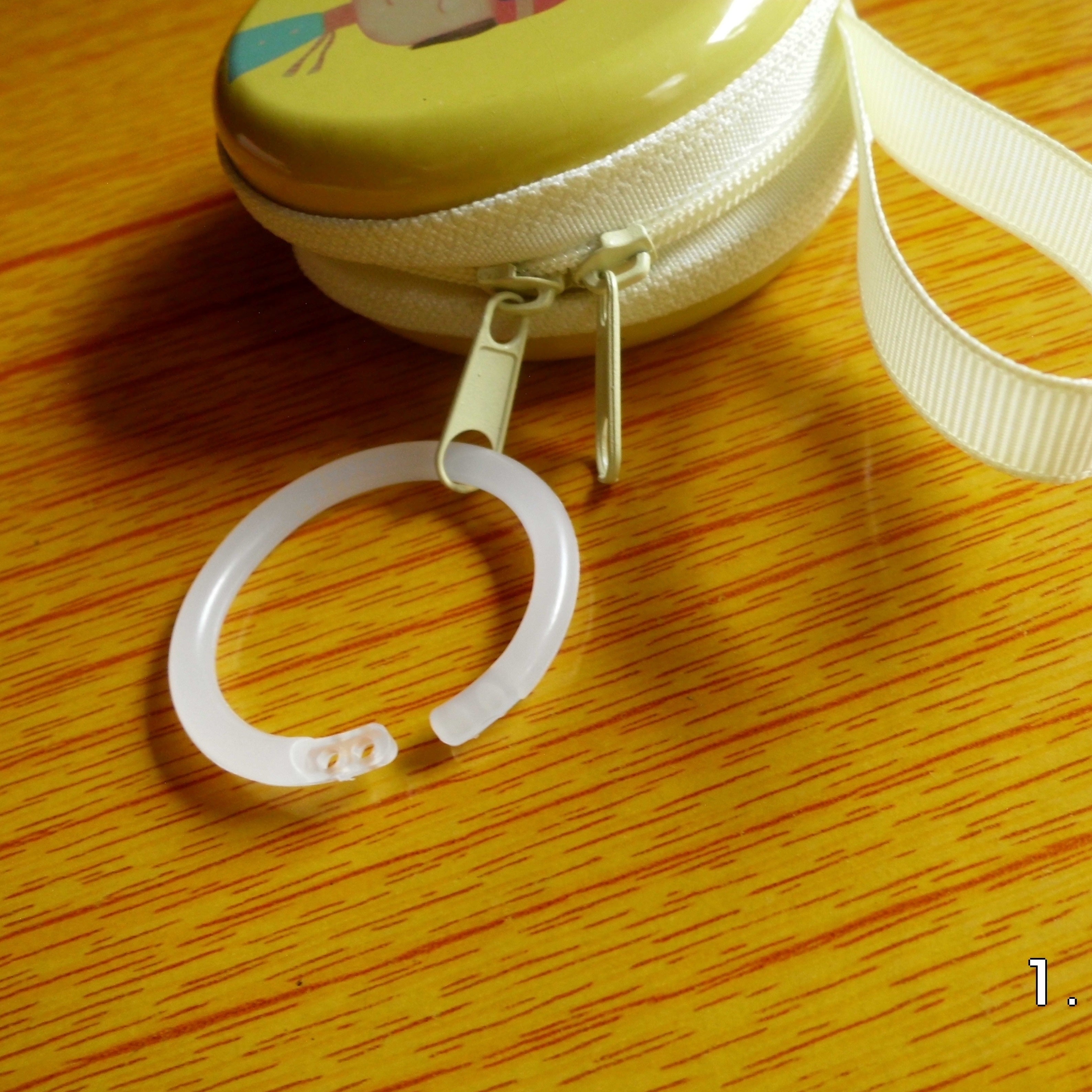 12 ta mustahkam plastik halqalar dush pardalari, kalitlar, sumkalar va DIY loyihalari uchun.