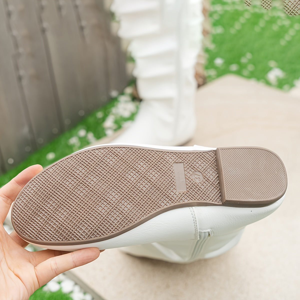 Women's Western Style Ankle Boots with Side Zipper Faux Cover Fabric Lined