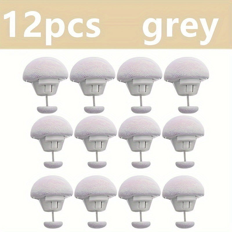 Multifunctional Mushroom Shape Curtain Clips for Quilts and Sheets Reusable and Easy to Use