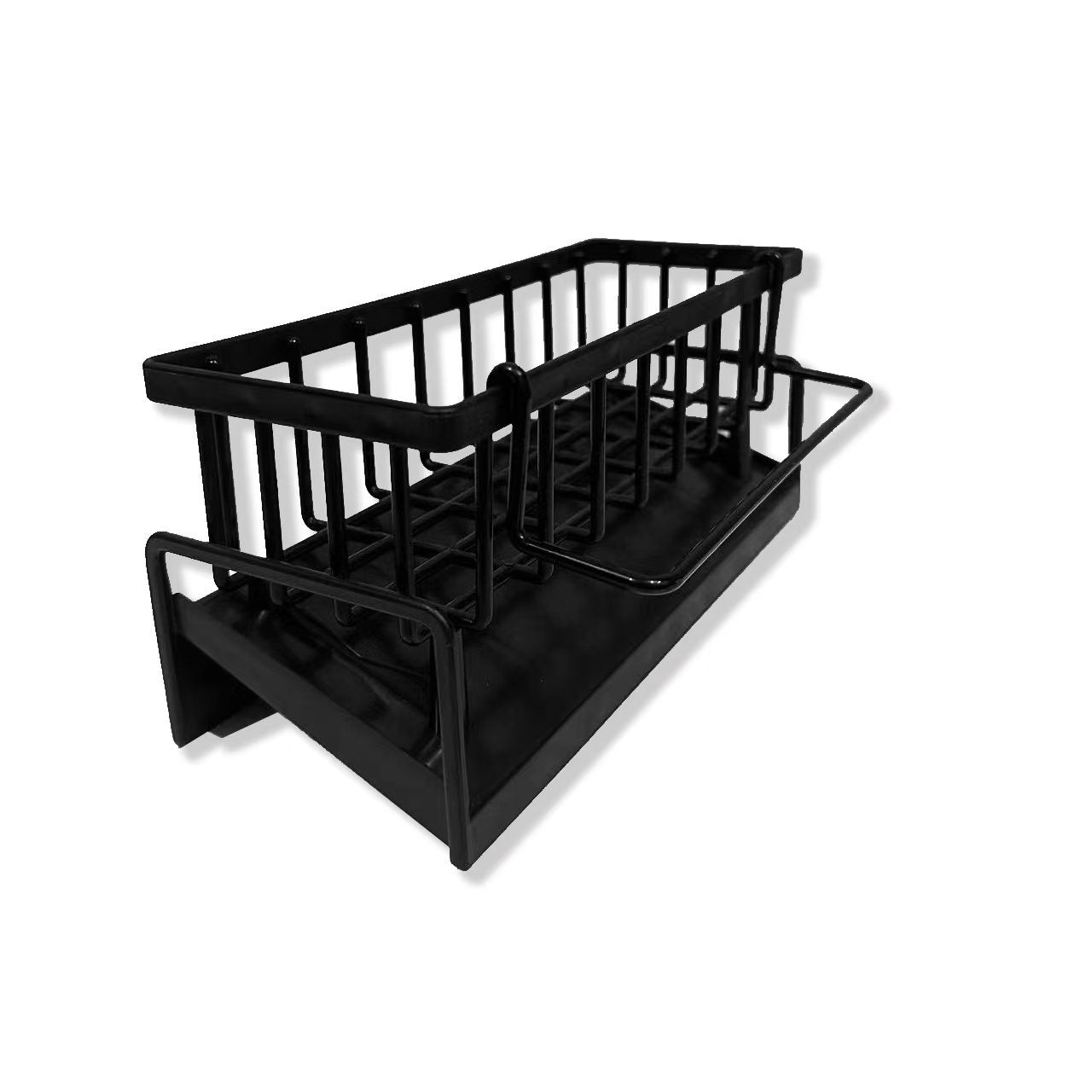 Organizador de especias y grifo para fregadero de cocina, sin pared, de metal resistente a la oxidación