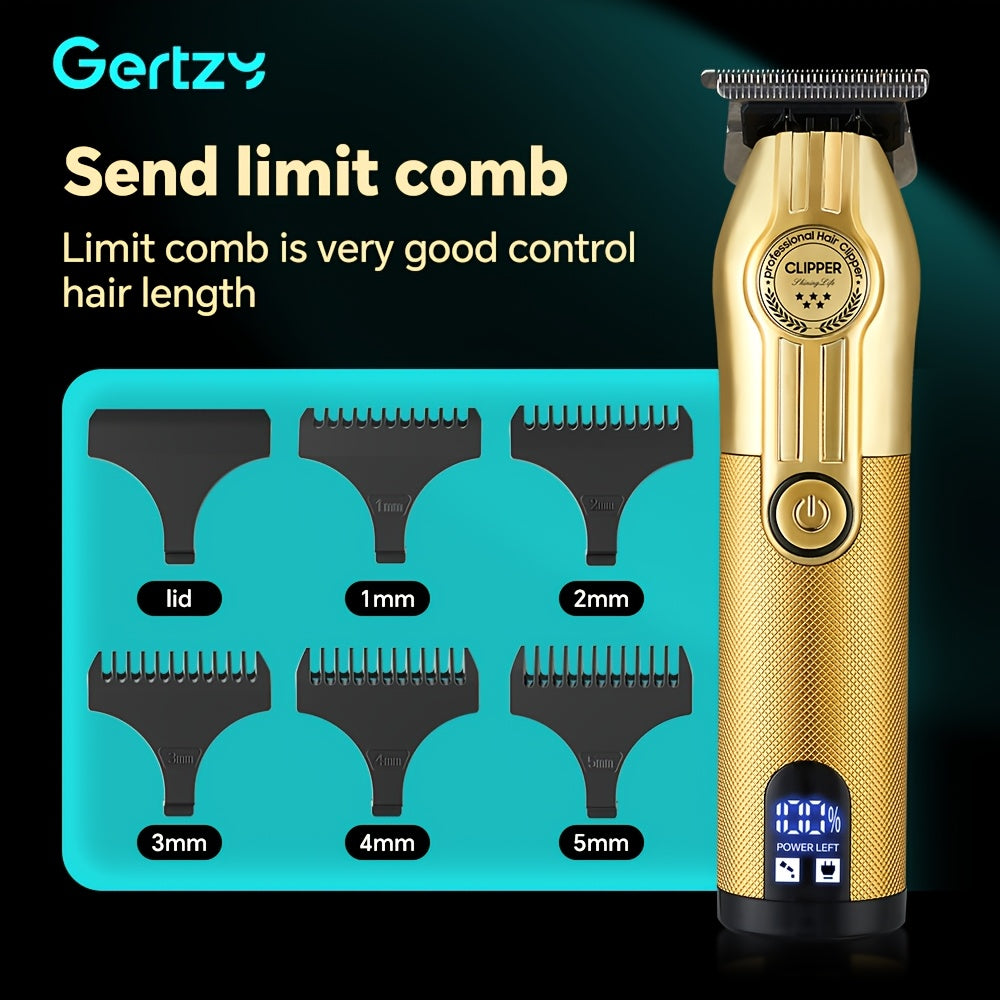 Cortapelos eléctricos para hombres 2 piezas recargables por USB con peines limitadores para recorte de vello corporal