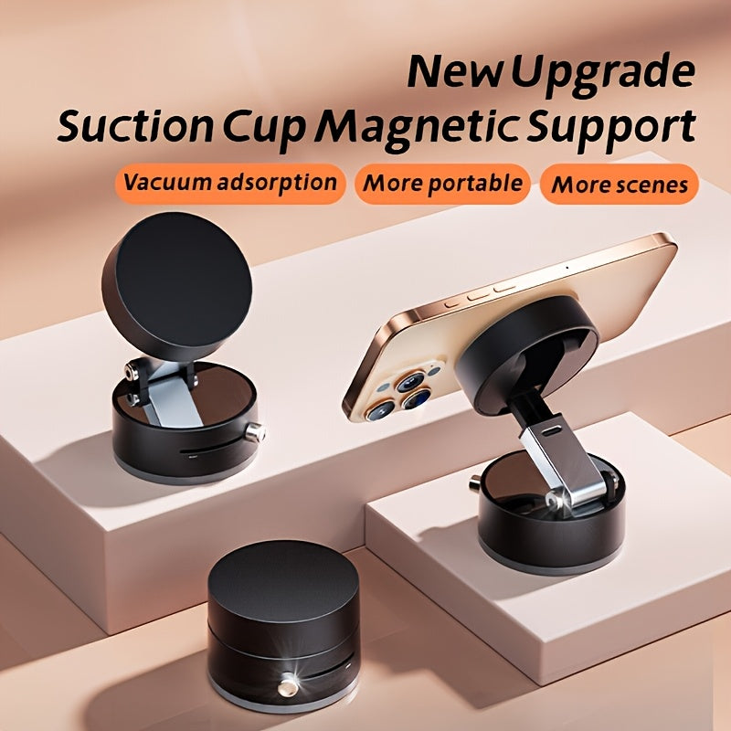 Soporte de teléfono magnético de doble cara universal para coche, escritorio, viaje, plegable