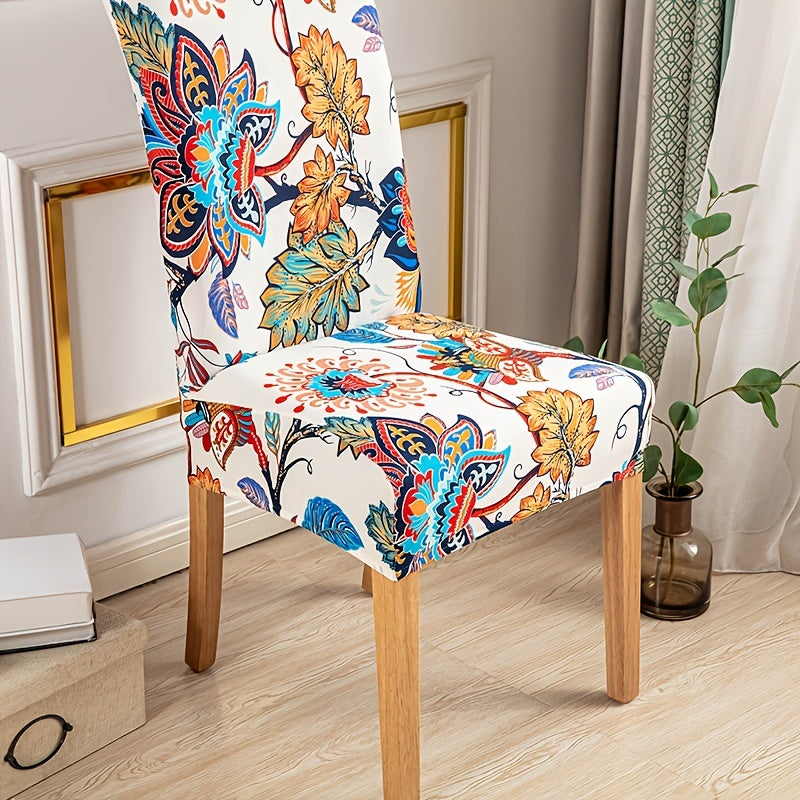 Чехлы для стульев 4-6, изготовленные из мягкого, эластичного спандекса. Съемные и washable для использования в столовых, офисах, кухнях, отелях и домах.