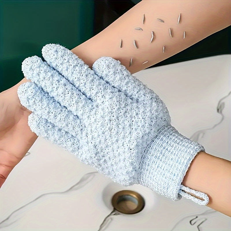 Exfoliating Shower Gloves for Cleansing and Massage Unscented
