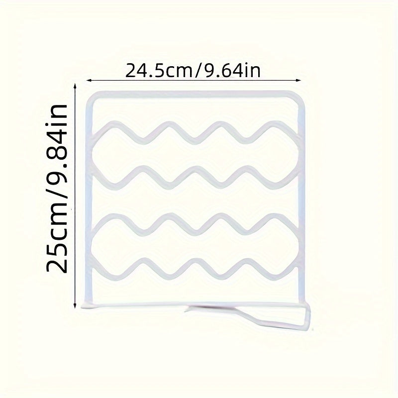 Separadores de armario de plástico con patas antideslizantes para organizar armarios, baños y oficinas