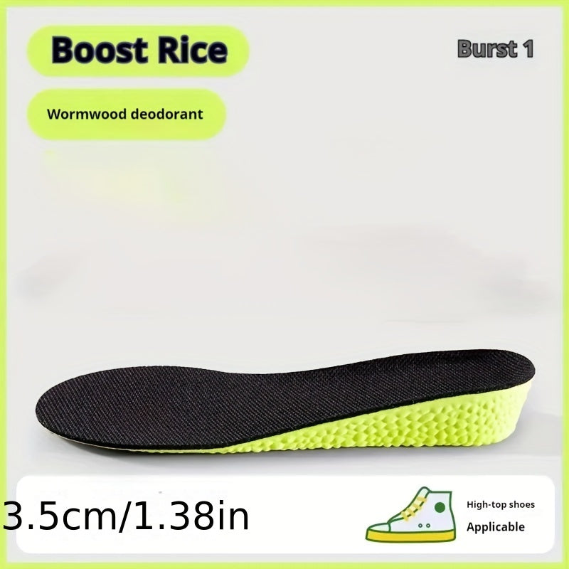 Men Women EVA Anti-Shock Insoles Breathable Comfort Indoor Sports