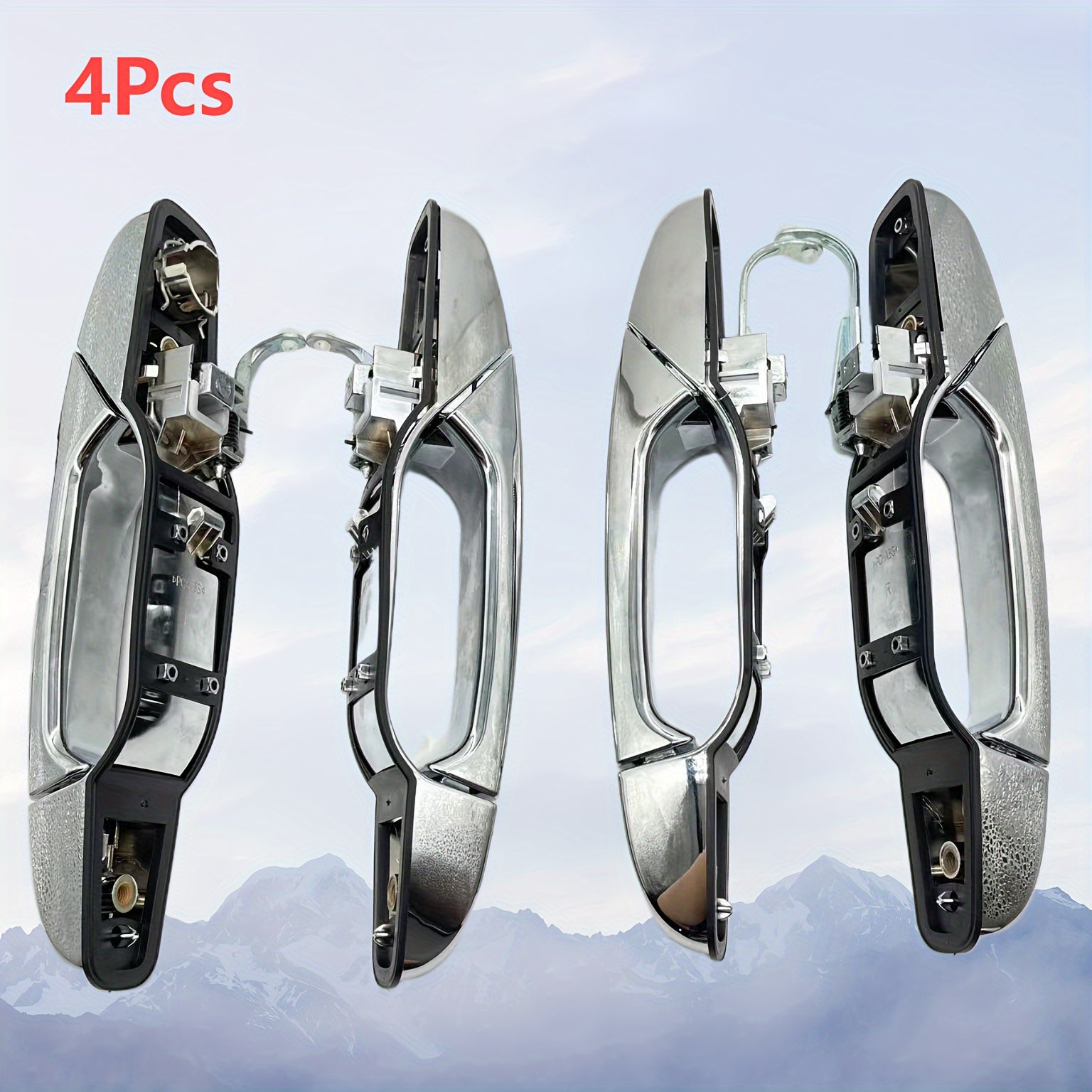 Набор хромированных ручек дверей 4 шт. для левой стороны для внедорожника/грузовика 2007-2013