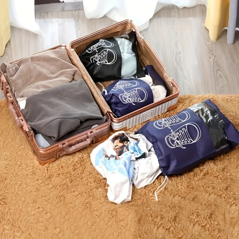 10-to'plam poyabzal saqlash sumkalar, suv o'tkazmaydigan, chiziqli chiziqli sumkalar, sayohat va tashkilot uchun