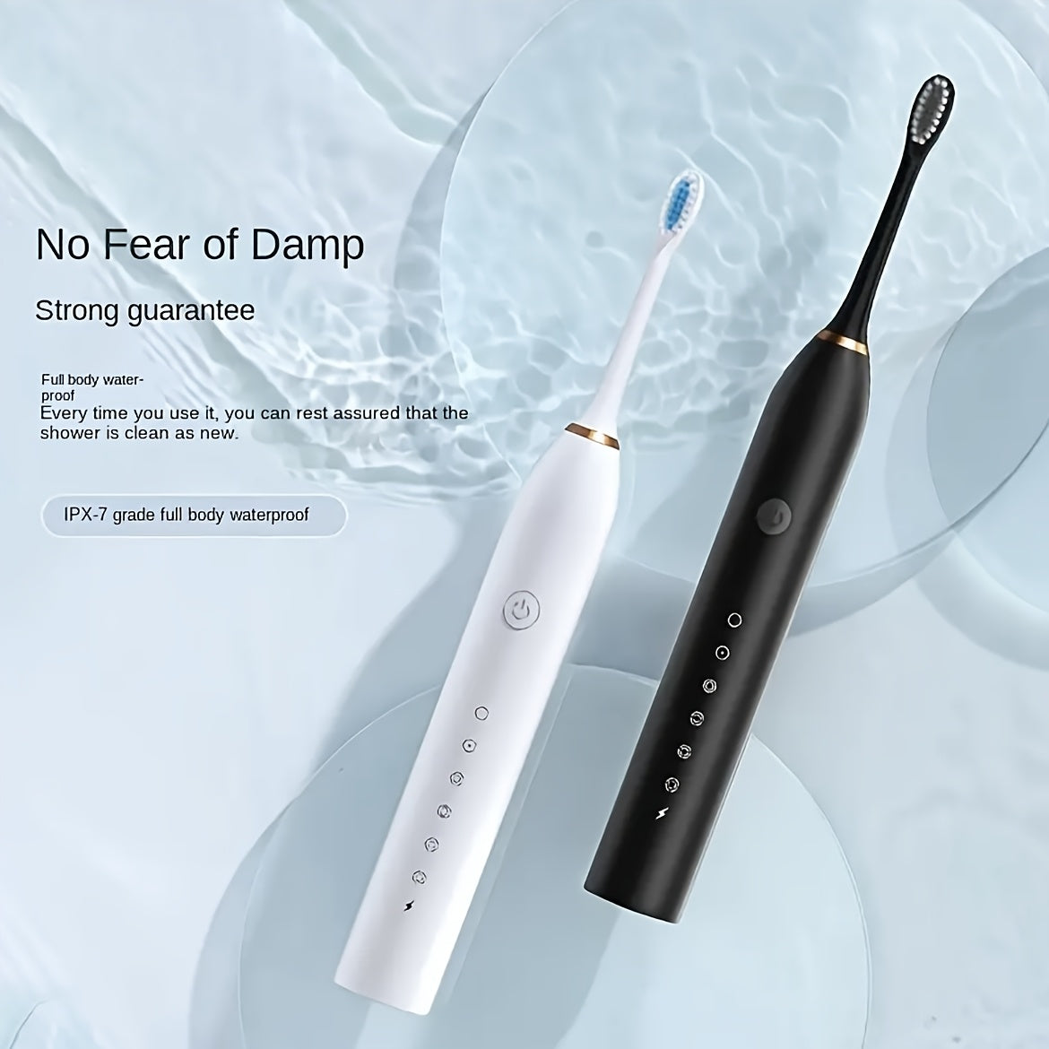 Kattalar uchun Elektron Aniqlik Tish cho'tkasi 6 ta rejim USB bilan qayta zaryadlanadigan yumshoq cho'tka