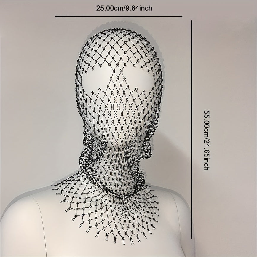 Crystal Mesh Headwear for Women Nightclub Body Jewelry Accessories