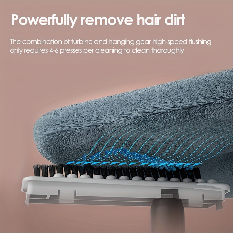 Conjunto de fregona giratoria multifuncional con cabezales de repuesto para una limpieza fácil del polvo