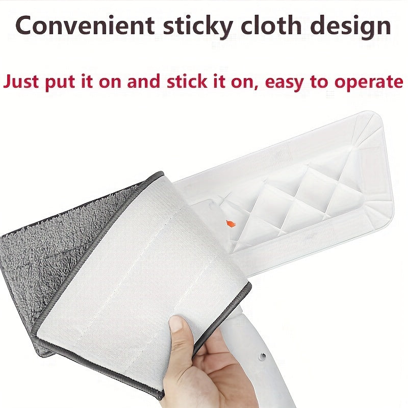 Stainless Steel Spray Mop with Reusable Microfiber Pad for Floor Cleaning