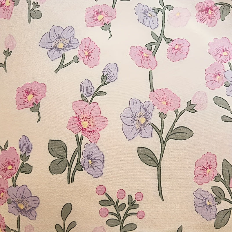 Yumshoq gullar naqshidagi yotoq to'plami, yostiq qoplari bilan birga, nafas oladigan polyesterdan tayyorlangan va zip yopilishi mavjud. Har mavsum uchun mos, yotoqxona va mehmonxonalar uchun mukammal.