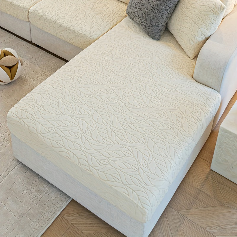 Чехол для дивана из жаккардовой ткани, растяжимый и стойкий к пятнам, универсальный размер для всех сезонов, нескользящий чехол для дивана для домашнего декора.