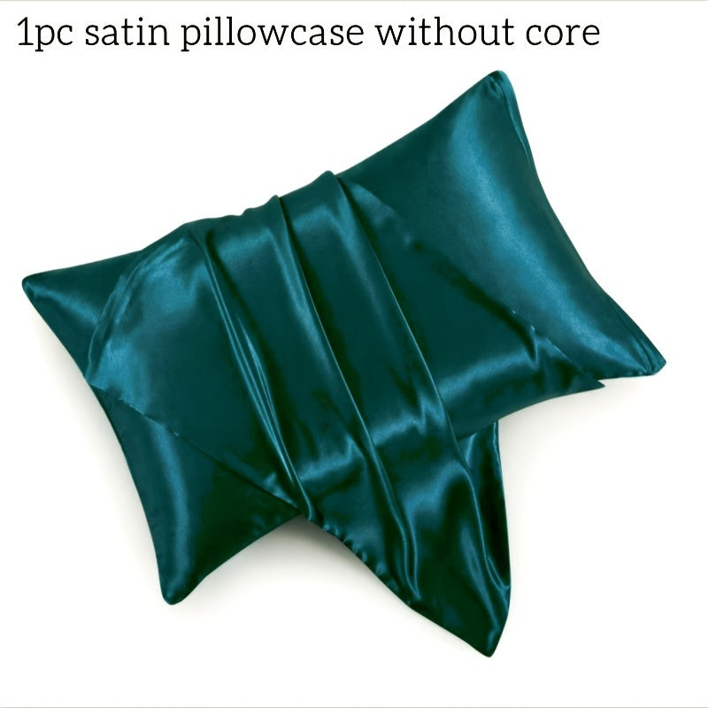 Luxurious Silky Satin Pillowcase for Hair and Skin, Lightweight, Woven Polyester
