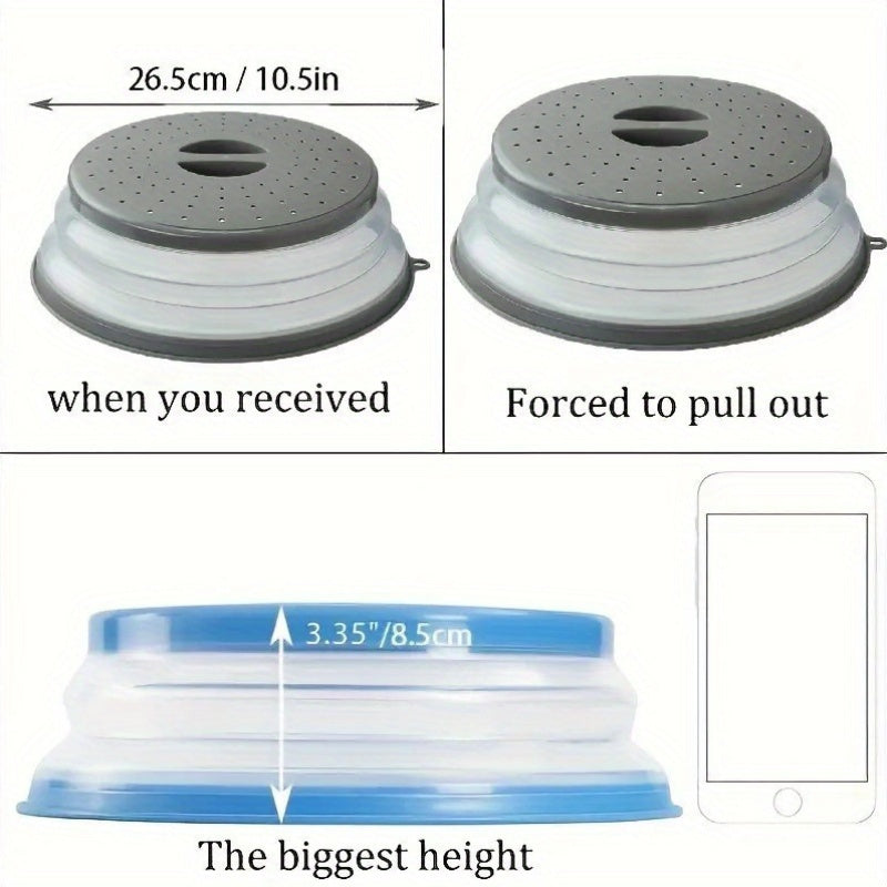 1 Qismli Oziq-ovqat Himoyachisi: Mikroto'lqinli pech uchun isitish qopqog'i, Issiq taomlar uchun ideal. Splash va yog'ga chidamli. Oshxonangizda oziq-ovqatlaringizning yangiligini saqlaydi. Sizning oshxonangiz uchun zarur.