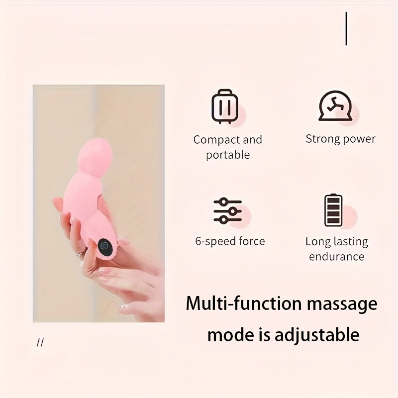 Mini Portable Massage Gun for Office Workers and Students Muscle Tension Relief Compact Body Relaxer
