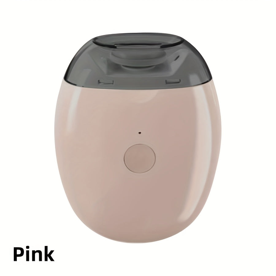 Portable Electric Nail Trimmer with USB Rechargeable Battery and LED Light