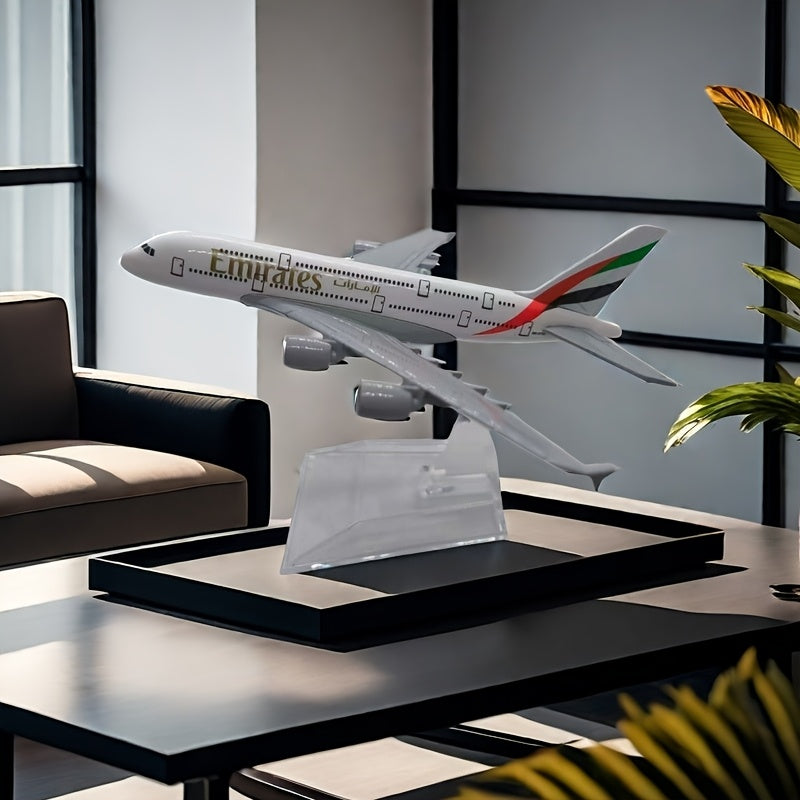 Коллекционная модель самолета Airbus A380 в масштабе 1:400, выполненная из литого металла, для любителей хобби