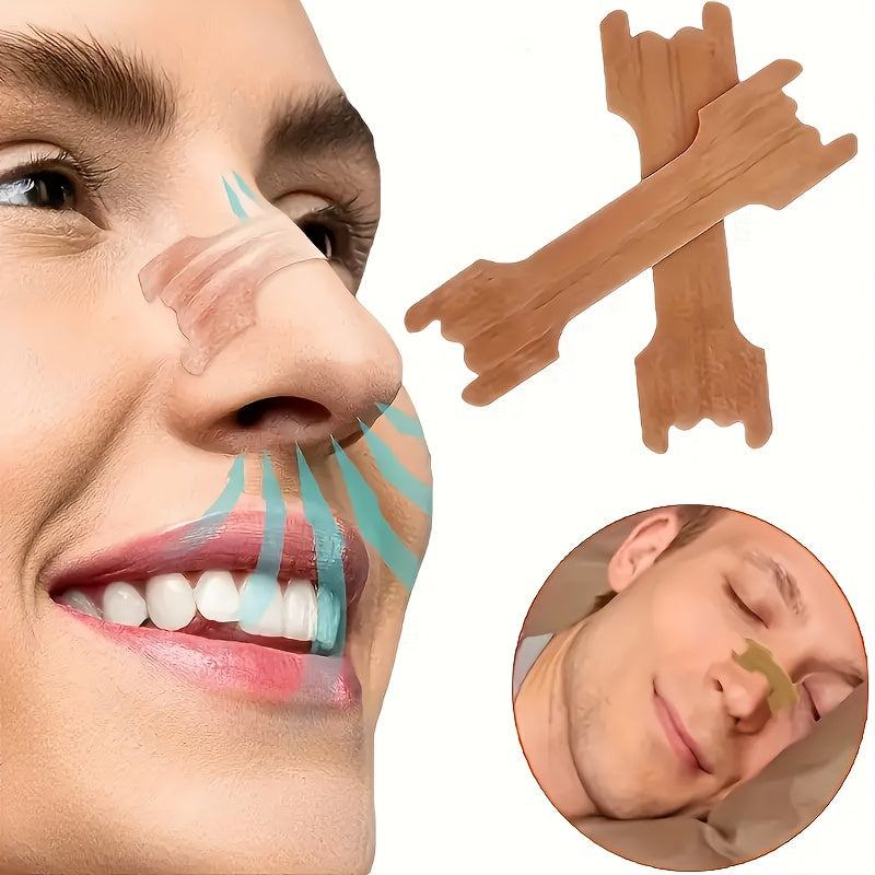 25 Reusable Washable Nasal Congestion Relief Stickers for Nighttime Breathing