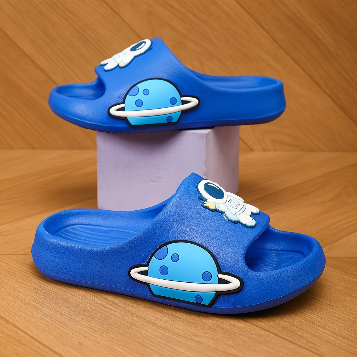 Детские EVA тапочки-астронавты для мальчиков, для дома и улицы, нескользящие, легкие