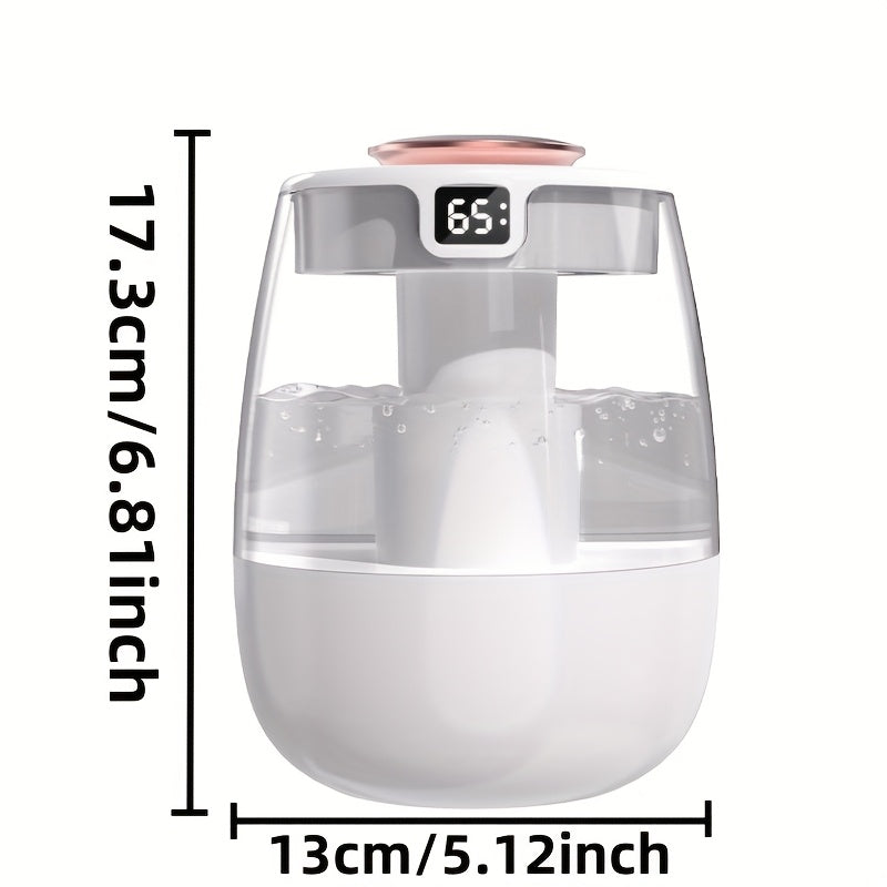 Dual Spray Ultrasonic Humidifier with Night Light and USB Portable