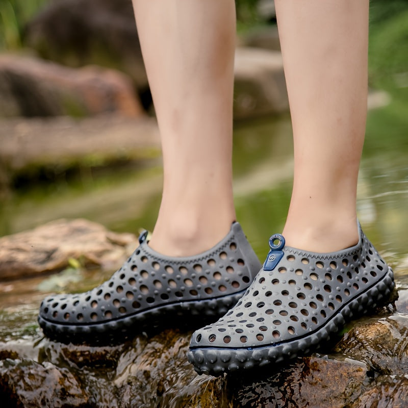 Sandalias de playa para hombre de EVA, slip-on, de color sólido para exteriores