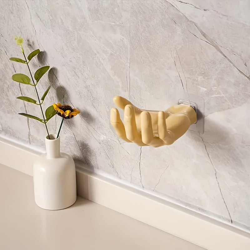Gancho de pared con adhesivo fuerte para llaves, auriculares y almacenamiento en el baño