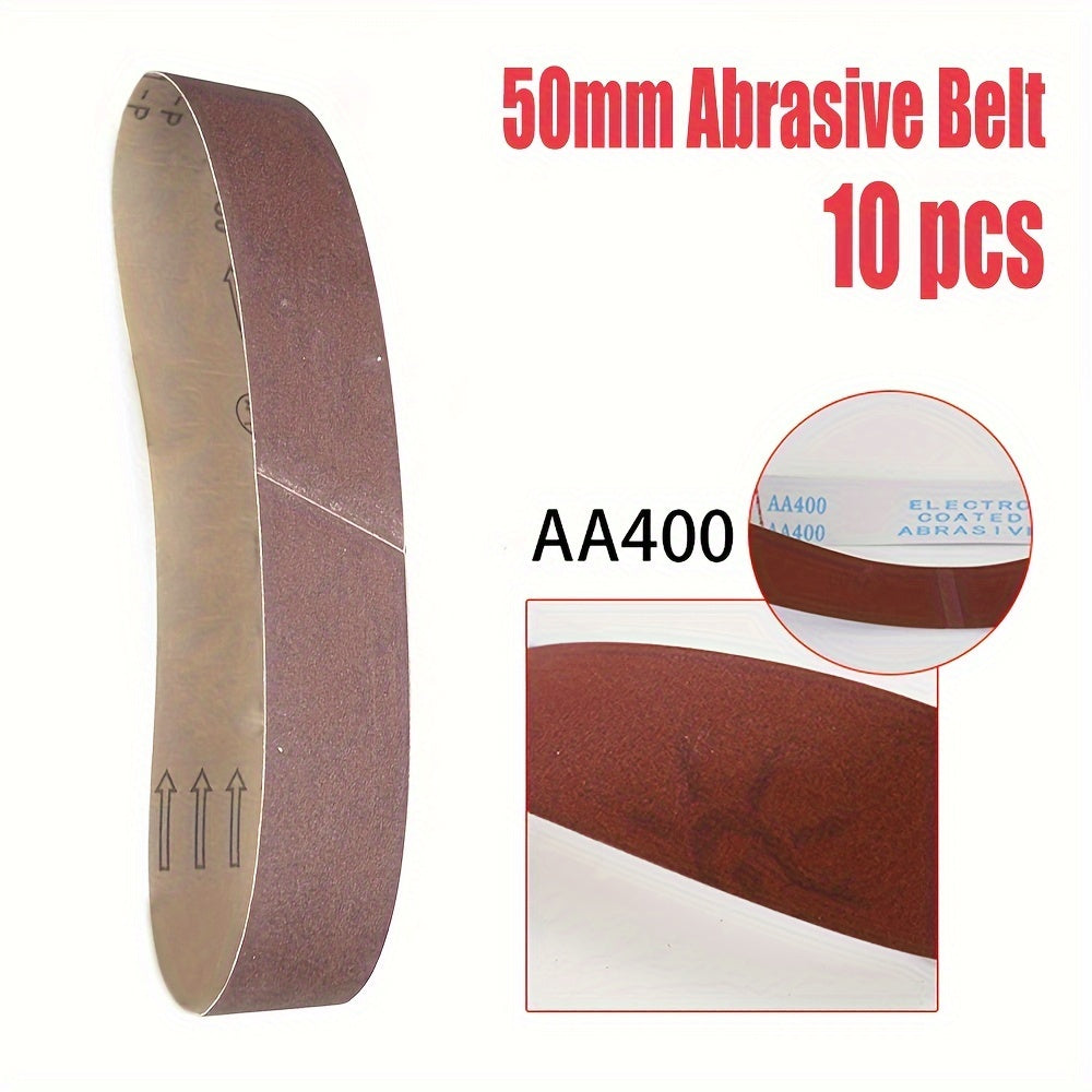 50mm kenglikdagi silliqlash lentasi uchun uchburchakli maydalagichlar uchun mos keladigan qo'shimcha, bardoshli material, quvvat talab qilinmaydi